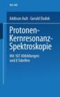 Protonen-Kernresonanz-Spektroskopie - Book
