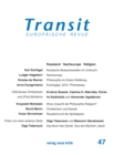 Transit 47. Europaische Revue - eBook
