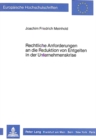 Rechtliche Anforderungen an die Reduktion von Entgelten in der Unternehmenskrise - Book