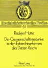 Der Gemeinschaftsgedanke in den Erbrechtsreformen des Dritten Reichs - Book