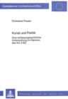 Kunst und Politik : Eine verfassungsrechtliche Untersuchung im Rahmen des Art. 5 GG - Book