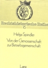 Von der Genossenschaft zur Betriebsgemeinschaft : Kritische Darstellung der Sozialrechtslehre Otto von Gierkes - Book