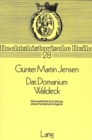 Das Domanium Waldeck : Die Rechtliche Zuordnung Eines Fuerstenvermoegens - Book