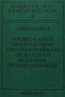 Historische Aspekte der Tetanustherapie und der Immunisierung gegen Tetanus bis zum Ende des Ersten Weltkrieges - Book