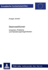 Desinvestitionen : Ursachen, Probleme und Gestaltungsmoeglichkeiten - Book