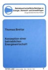 Konzeption einer betrieblichen Energiewirtschaft - Book