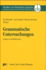 Grammatische Untersuchungen : Analysen und Reflexionen FS Gisela Zifonun - eBook