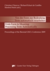 Von der Form zur Bedeutung: Texte automatisch verarbeiten : From Form to Meaning: Processing Texts Automatically. Proceedings of the Biennial GSCL Conference 2009 - eBook