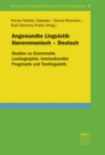 Angewandte Linguistik Iberoromanisch - Deutsch : Studien zu Grammatik, Lexikographie, interkultureller Pragmatik und Textlinguistik - eBook