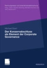 Der Konzernabschluss als Element der Corporate Governance - eBook