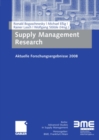 Supply Management Research : Aktuelle Forschungsergebnisse 2008 - eBook