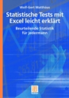 Statistische Tests Mit Excel Leicht Erklart : Beurteilende Statistik Fur Jedermann - Book