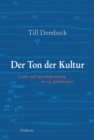 Der Ton der Kultur : Lyrik und Sprachforschung im 19. Jahrhundert - eBook