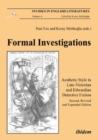 Formal Investigations - Aesthetic Style in Late-Victorian and Edwardian Detective Fiction - Book