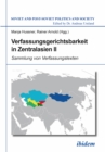 Verfassungsgerichtsbarkeit in Zentralasien II - eBook