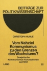 Vom Nahziel Kommunismus zu den Grenzen des Wachstums? : Sowjetische Kommunismus-Konzeptionen seit 1961 - Book