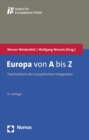 Europa von A bis Z : Taschenbuch der europaischen Integration - eBook