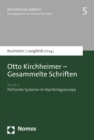 Otto Kirchheimer - Gesammelte Schriften : Band 5: Politische Systeme im Nachkriegseuropa - eBook