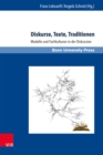 Diskurse, Texte, Traditionen : Modelle und Fachkulturen in der Diskussion - eBook