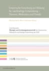 Empirische Forschung zur Bildung fur nachhaltige Entwicklung - Themen, Methoden und Trends - eBook