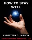 How To Stay Well - eBook