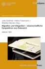 Migration und Integration - wissenschaftliche Perspektiven aus Osterreich : Jahrbuch 1/2011 - eBook