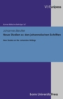 Neue Studien zu den johanneischen Schriften : New Studies on the Johannine Writings - eBook