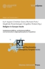 Religion in Europa heute : Sozialwissenschaftliche, rechtswissenschaftliche und hermeneutisch-religionsphilosophische Perspektiven - eBook