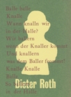 Dieter Roth : Balle Balle Balle - Book