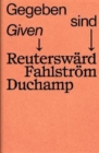 Given - Reutersward Fahlstroem Duchamp : Cat. Sprengel Museum Hanover - Book