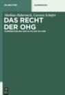 Das Recht der OHG : Kommentierung der  105 bis 160 HGB - eBook