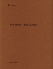 Beat Consoni : Five Works - De Aedibus 4 - Book