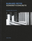Burkard Meyer: Konkret/Concrete - Book