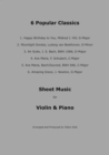 Popular Classics (Violin & Piano) : Sheet Music for Violin and Piano - eBook