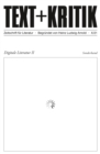 TEXT + KRITIK Sonderband  - Digitale Literatur II - eBook