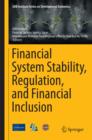 Financial System Stability, Regulation, and Financial Inclusion - eBook