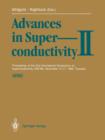 Advances in Superconductivity II : Proceedings of the 2nd International Symposium on Superconductivity (ISS ’89), November 14–17, 1989, Tsukuba - Book