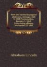 Abraham Lincoln : First and second inaugural addresses - Book