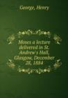 Moses a lecture delivered in St. Andrew's Hall, Glasgow, December 28, 1884 - Book
