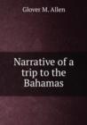 Narrative of a trip to the Bahamas - Book