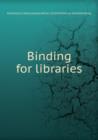 Binding for libraries - Book