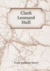 Clark Leonard Hull - Book