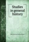Studies in general history : 1 - Book