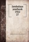 Jambalaya yearbook 1922 - Book