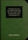 Paradise lost : The text reproducted from the 1st ed. of 1667 - Book