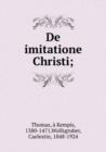 De imitatione Christi - Book