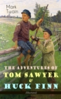 The Adventures of Tom Sawyer & Huck Finn (Illustrated) : American Classics Series - eBook