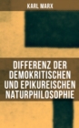 Differenz der demokritischen und epikureischen Naturphilosophie - eBook