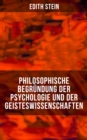 Philosophische Begrundung der Psychologie und der Geisteswissenschaften : Psychische Kausalitat, Individuum und Gemeinschaft - eBook