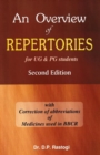 Overview of Repertories for UG & PG Students : 2nd Edition - Book